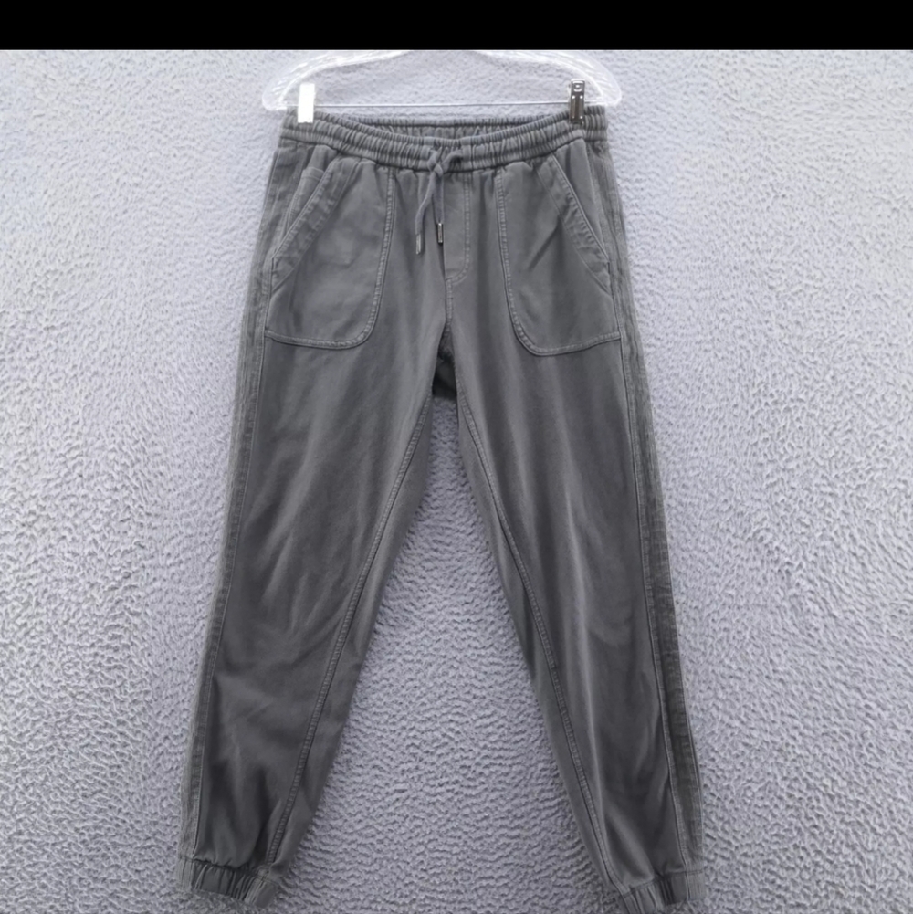 Athleta Womens Farallon Jogger Pants Size 0 Gray Ankle Pull On Athleisure